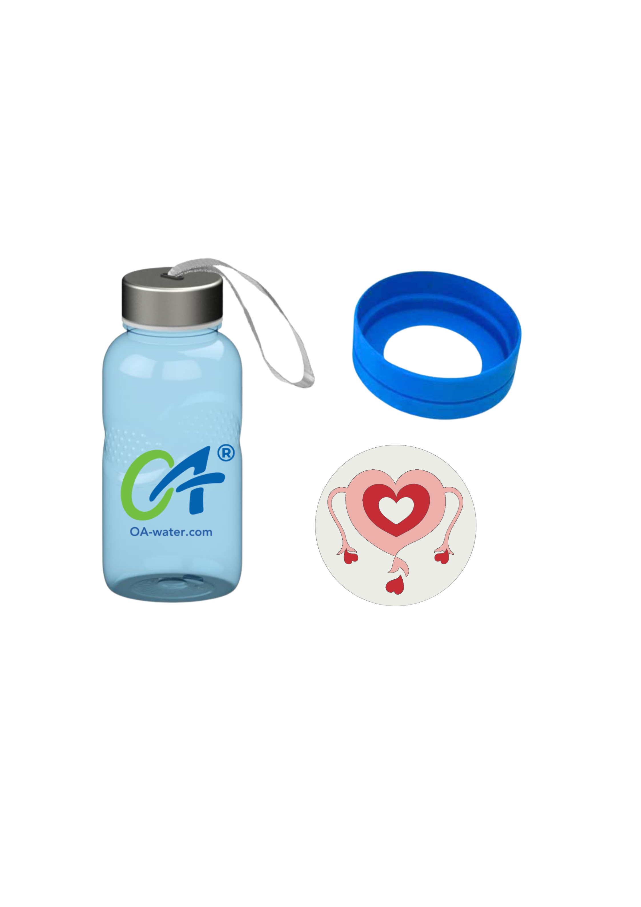 OA®-Water Bottle Set mit Feminizer – Anwendungs- bzw. Detailansicht