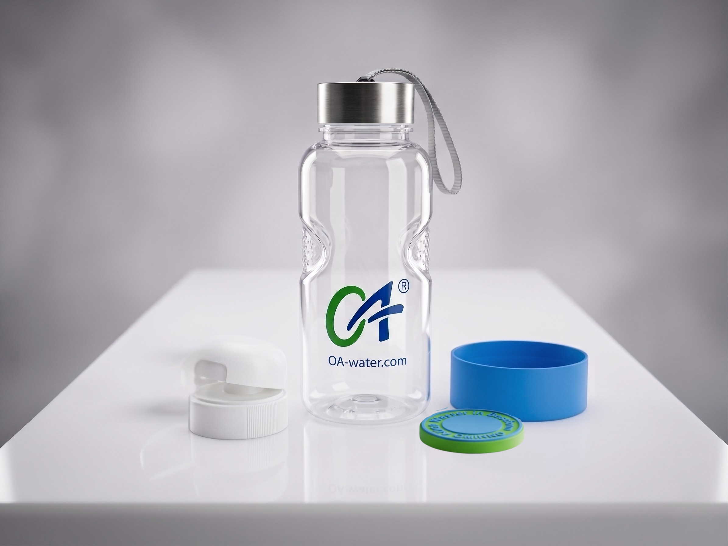 OA®-Water Trinkflasche 0,5 L – Trinkflasche in transparent