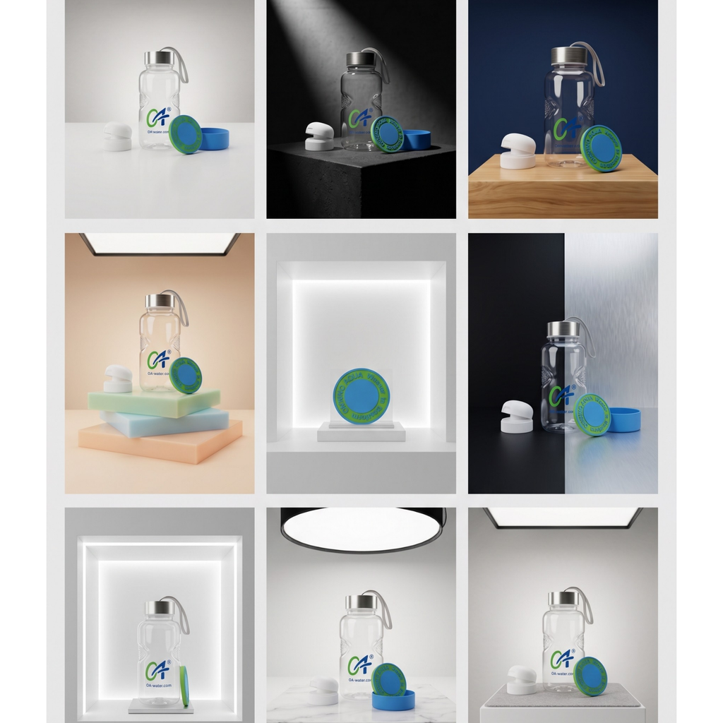 OA®-Water Trinkflasche 0,5 L – Trinkflasche in Weiß
